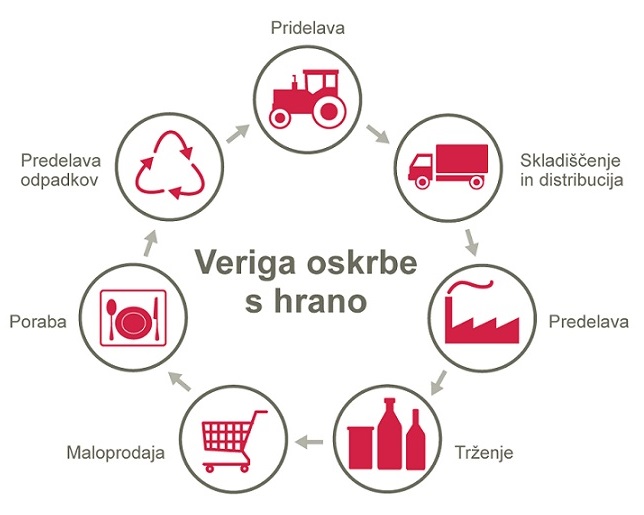 Infografika odpadna hrana