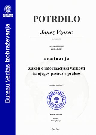 Novosti Zakona o informacijski varnosti