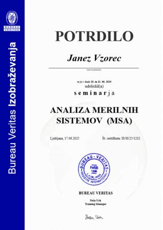 Analiza merilnih sistemov