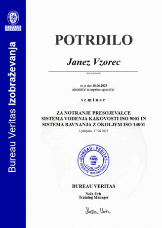 ISO 9001 in ISO 14001