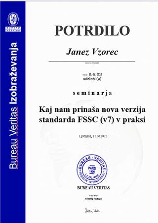 Potrdilo FSSC (v7)